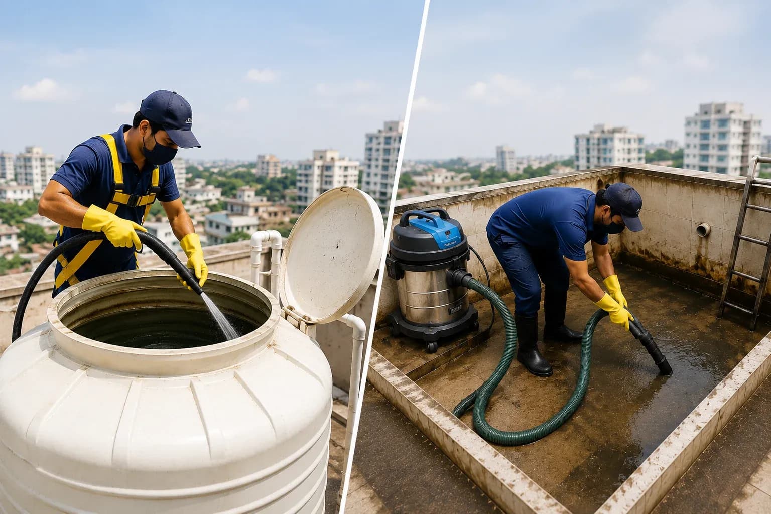 Sump & Overhead Tank Cleaning